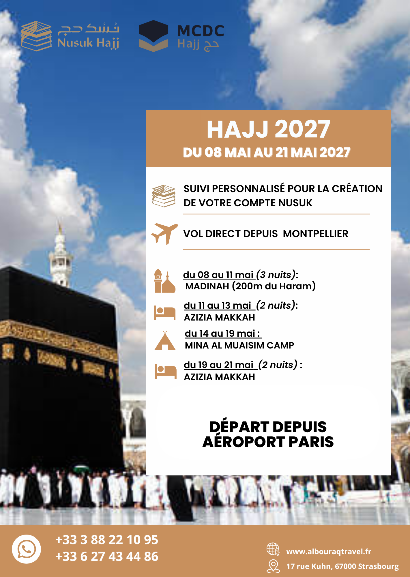 HAJJ 2027 MCDC Paris